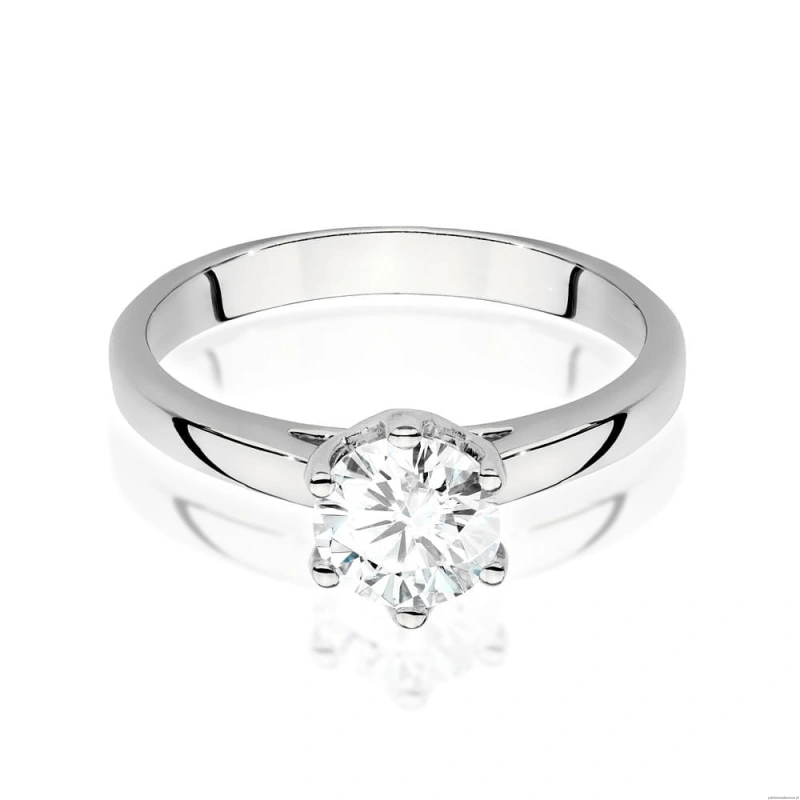 Pierścionek W540 Diament 1,00ct białe złoto