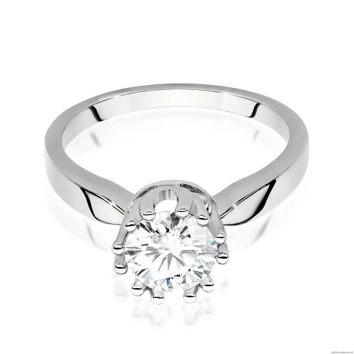 Pierścionek W541 Diament 1,00ct białe złoto