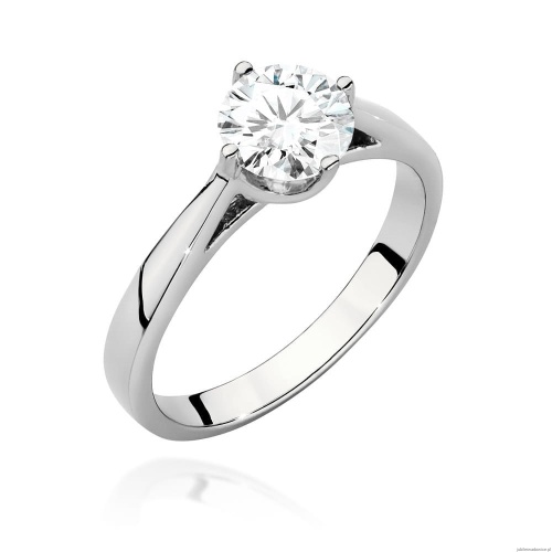 Pierścionek W543 Diament 1,00ct białe złoto