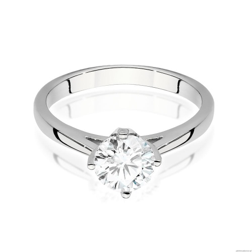 Pierścionek W543 Diament 1,00ct białe złoto