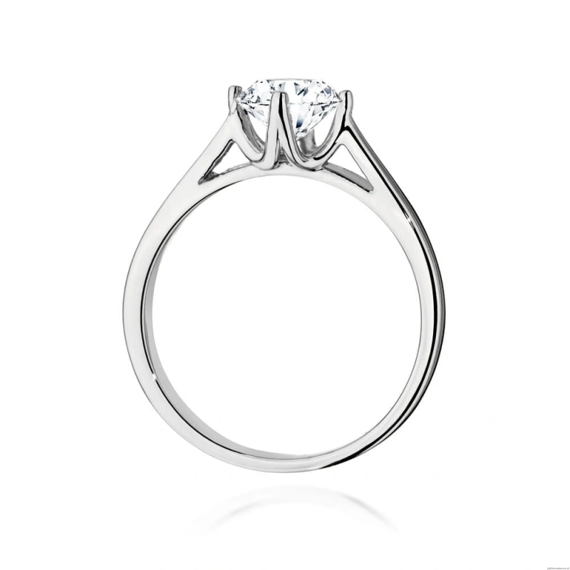 Pierścionek W543 Diament 1,00ct białe złoto