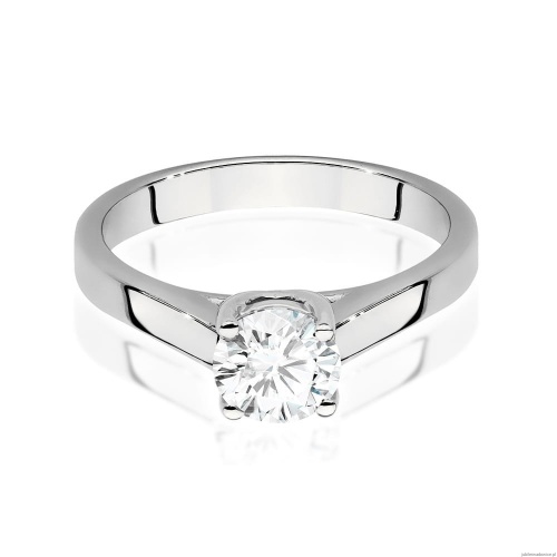Pierścionek W544 Diament 0,70ct białe złoto