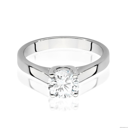 Pierścionek W544 Diament 1,00ct białe złoto