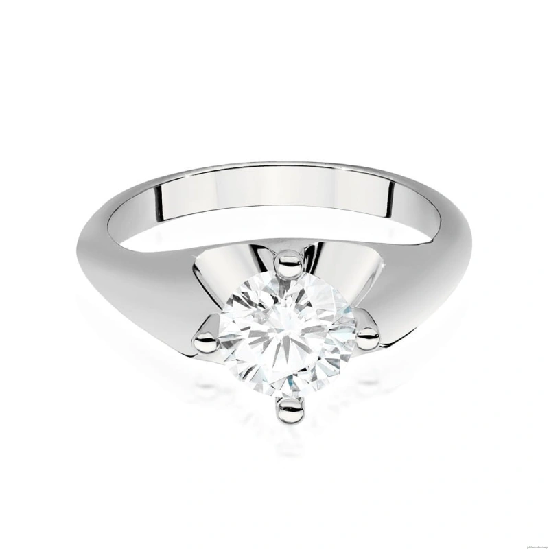 Pierścionek W545 Diament 1,00ct białe złoto