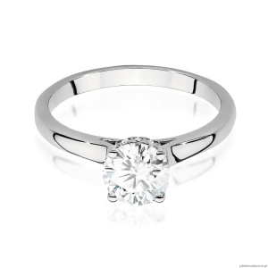 Pierścionek W547 Diament 1,00ct białe złoto