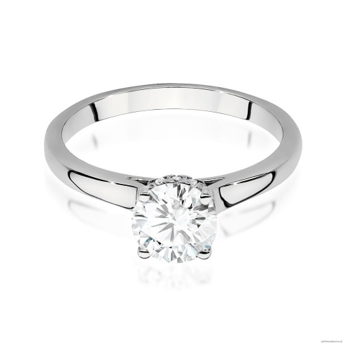 Pierścionek W547 Diament 1,00ct białe złoto