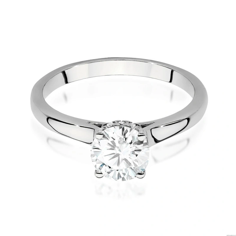 Pierścionek W547 Diament 1,00ct białe złoto