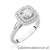 Pierścionek W548 Diament 0,50ct białe złoto