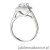 Pierścionek W548 Diament 0,70ct białe złoto
