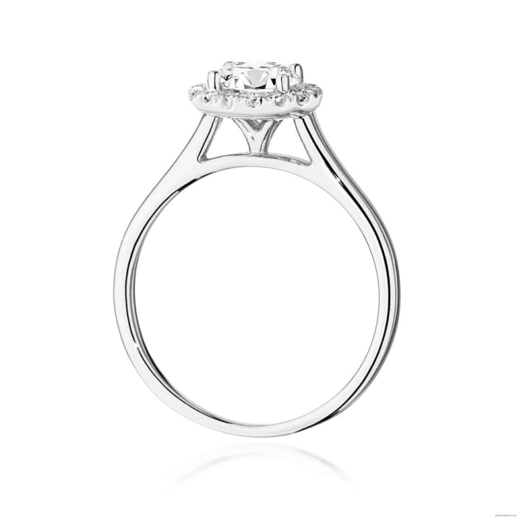Pierścionek W550 Diament 0,70ct białe złoto
