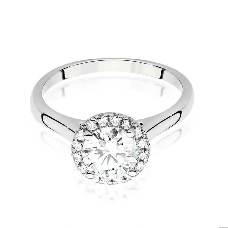 Pierścionek W550 Diament 1,00ct białe złoto