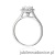 Pierścionek W550 Diament 1,00ct białe złoto