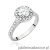 Pierścionek W551 Diament 0,70ct białe złoto