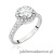 Pierścionek W551 Diament 1,00ct białe złoto