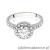 Pierścionek W551 Diament 1,00ct białe złoto
