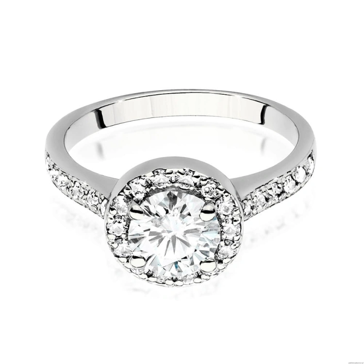 Pierścionek W551 Diament 1,00ct białe złoto