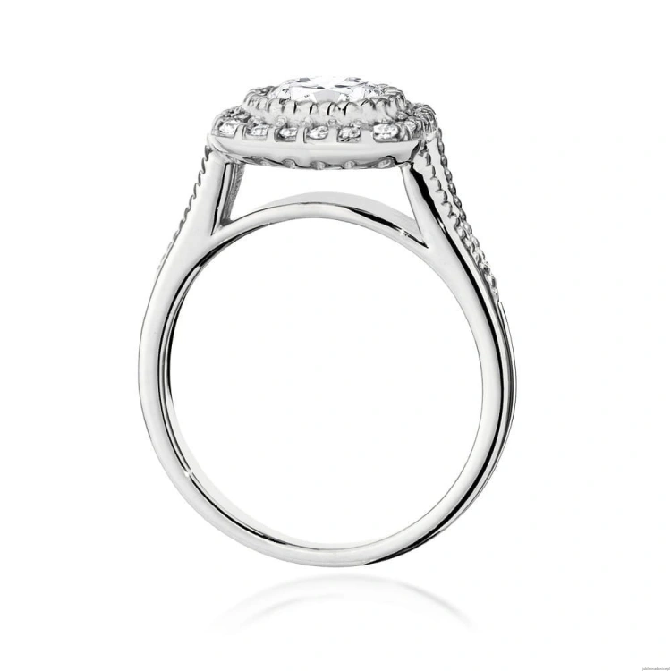 Pierścionek W552 Diament 0,70ct białe złoto