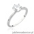 Pierścionek W553 Diament 1,00ct białe złoto