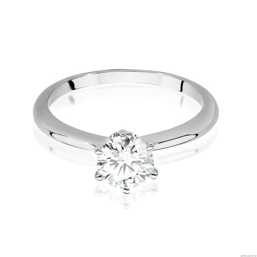 Pierścionek W553 Diament 1,00ct białe złoto