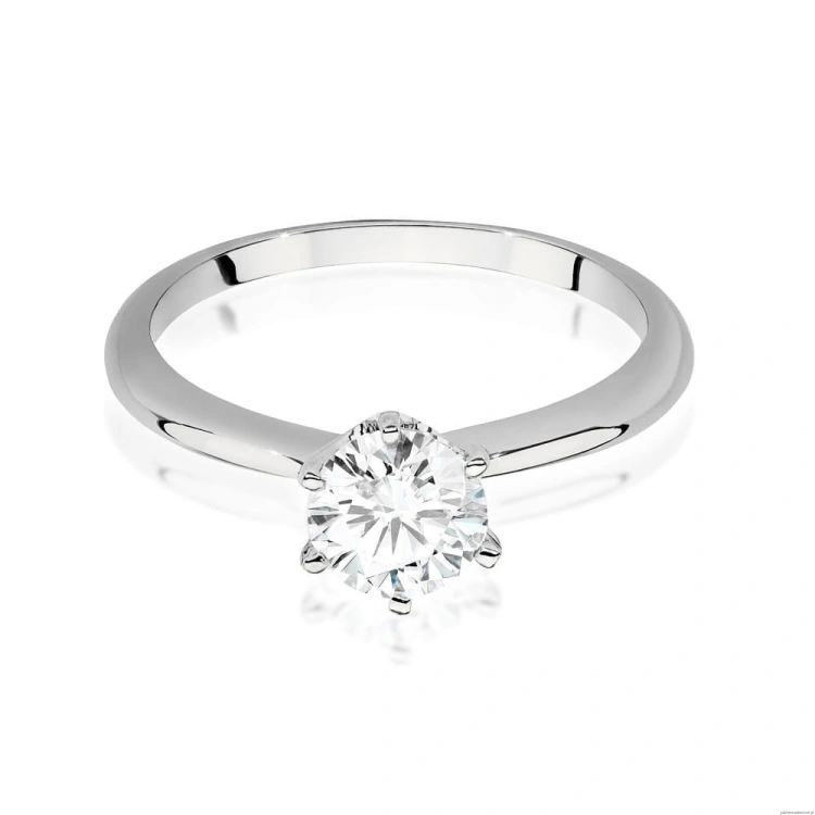 Pierścionek W553 Diament 1,00ct białe złoto