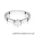 Pierścionek W562 Diament 0,25ct białe złoto