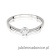 Pierścionek W567 Diament 0,06ct białe złoto