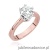 Pierścionek W220B Diament 0,70ct różowe złoto