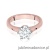 Pierścionek W220B Diament 0,70ct różowe złoto