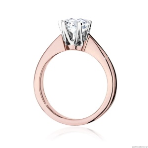 Pierścionek W220B Diament 0,70ct różowe złoto