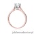 Pierścionek W526 Diament 1,00ct różowe złoto