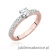 Pierścionek W534 Diament 0,40ct różowe złoto