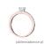 Pierścionek W534 Diament 0,40ct różowe złoto