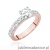Pierścionek W534 Diament 0,70ct różowe złoto