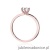 Pierścionek W535 Diament 0,40ct różowe złoto