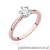 Pierścionek W539 Diament 0,50ct różowe złoto