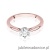 Pierścionek W539 Diament 0,50ct różowe złoto