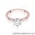 Pierścionek W539 Diament 0,70ct różowe złoto