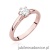 Pierścionek W540 Diament 0,40ct różowe złoto