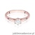 Pierścionek W540 Diament 0,40ct różowe złoto