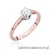Pierścionek W542 Diament 0,40ct różowe złoto