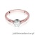 Pierścionek W542 Diament 0,40ct różowe złoto