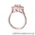 Pierścionek W549 Diament 0,40ct różowe złoto