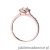 Pierścionek W551 Diament 0,40ct różowe złoto