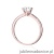 Pierścionek W553 Diament 0,70ct różowe złoto