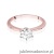 Pierścionek W553 Diament 1,00ct różowe złoto