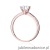 Pierścionek W553 Diament 1,00ct różowe złoto