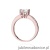 Pierścionek W563 Diament 0,70ct różowe złoto