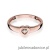 Pierścionek W001 Diament 0,04ct różowe złoto