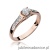 Pierścionek W016 Diament 0,23ct różowe złoto