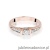 Pierścionek W016 Diament 0,23ct różowe złoto